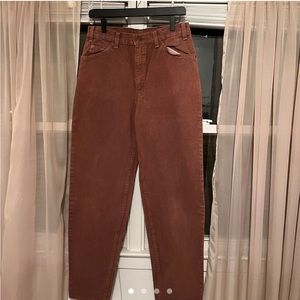 Vintage Orange Tab Levi’s 560 Burnt Orange Rust Denim Jeans Loose Taper 32x34